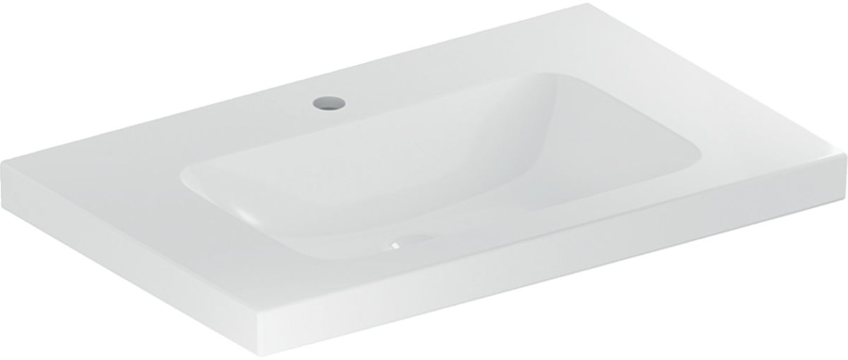 Geberit iCon lavoar 75x48 cm dreptunghiular mobilier alb 501.839.00.6