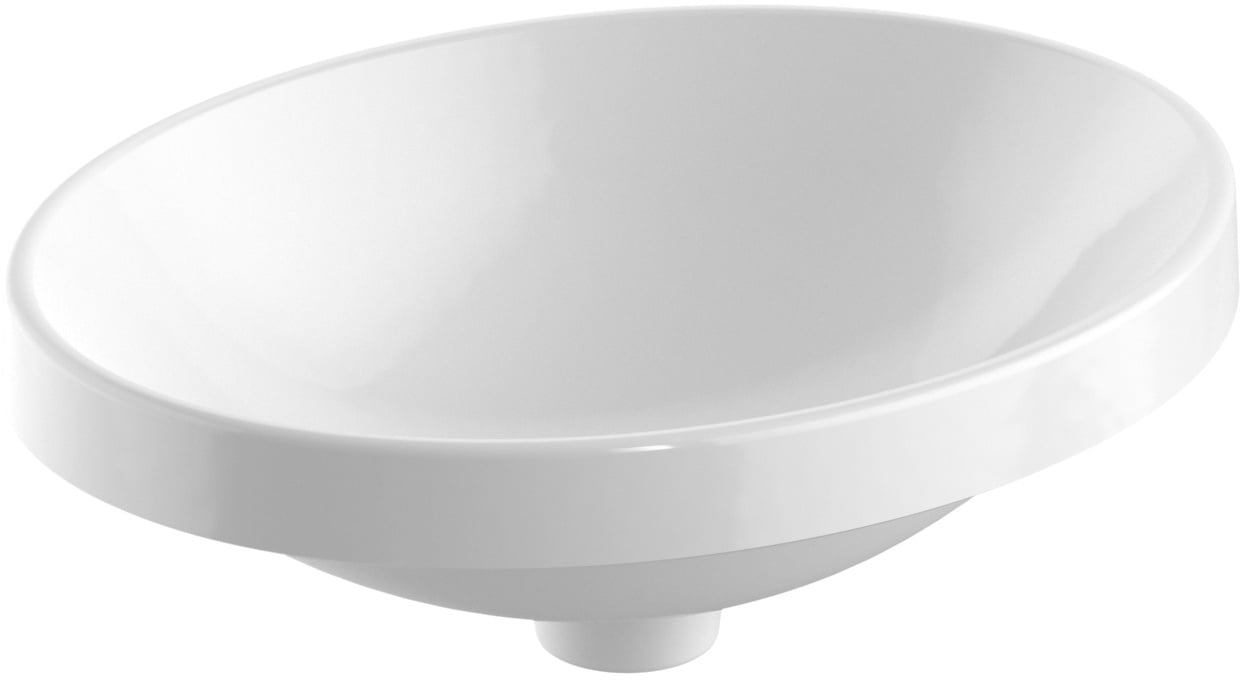Geberit Variform lavoar 50x40 cm ovale încastrat alb 115.672.JM.2