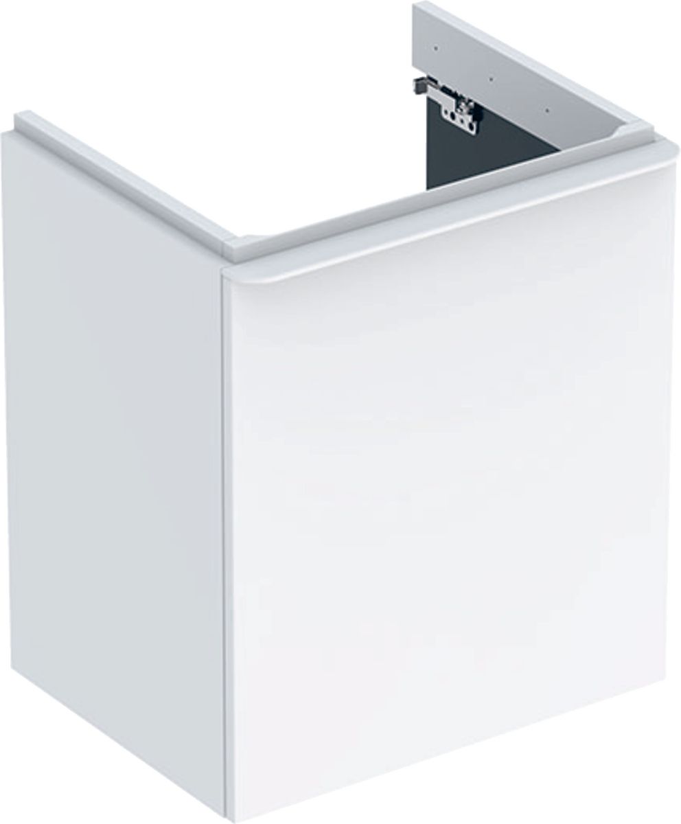 Geberit Smyle Square dulap 53.6x43.3x61.7 cm sub chiuveta pe perete alb 500.365.00.1