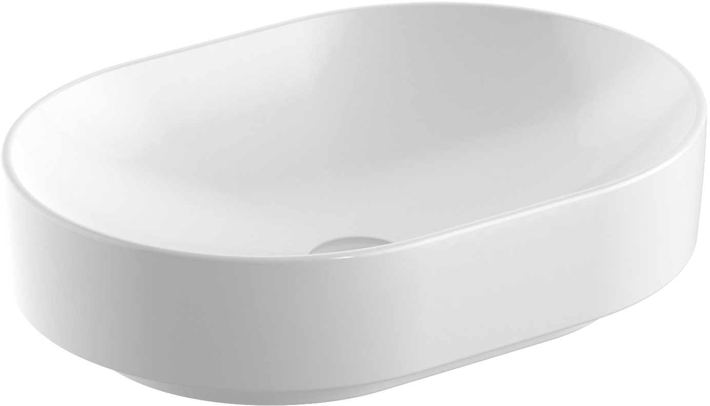 Geberit Variform lavoar 55x40 cm oval de blat alb 500.774.00.2