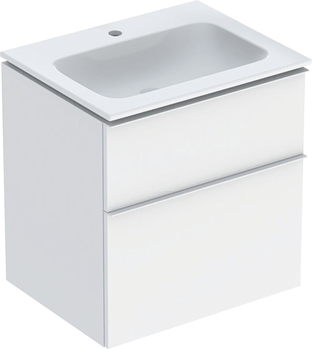 Geberit iCon lavoar cu dulap 60 cm alb 502.331.01.3