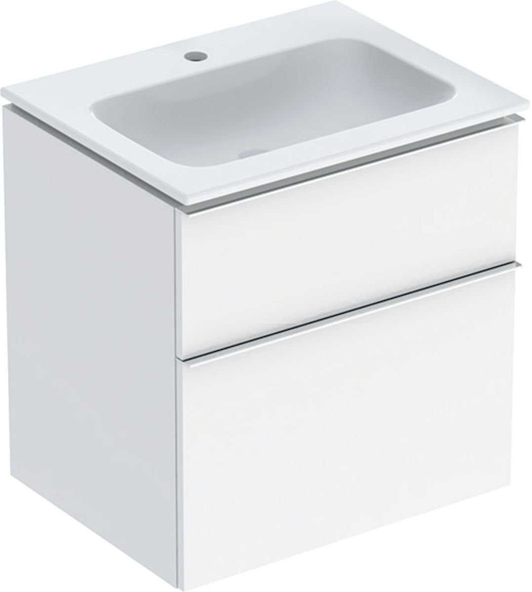 Geberit iCon lavoar cu dulap 60 cm alb 502.331.01.2