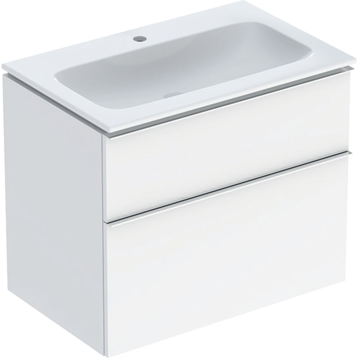 Geberit iCon lavoar cu dulap 75 cm alb 502.332.01.2