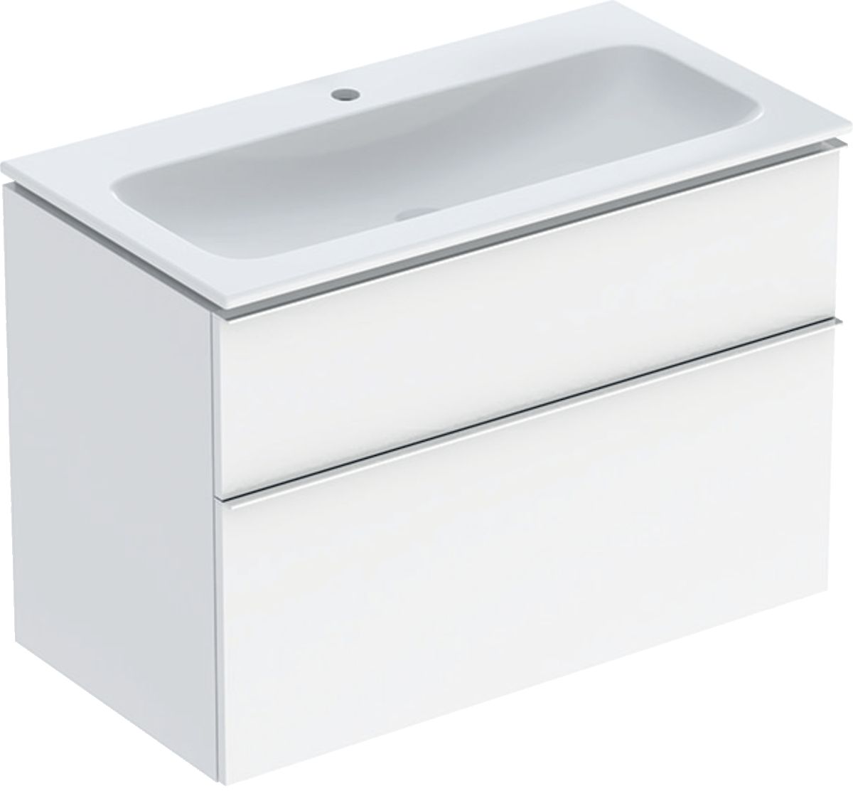 Geberit iCon lavoar cu dulap 90 cm alb 502.333.01.2