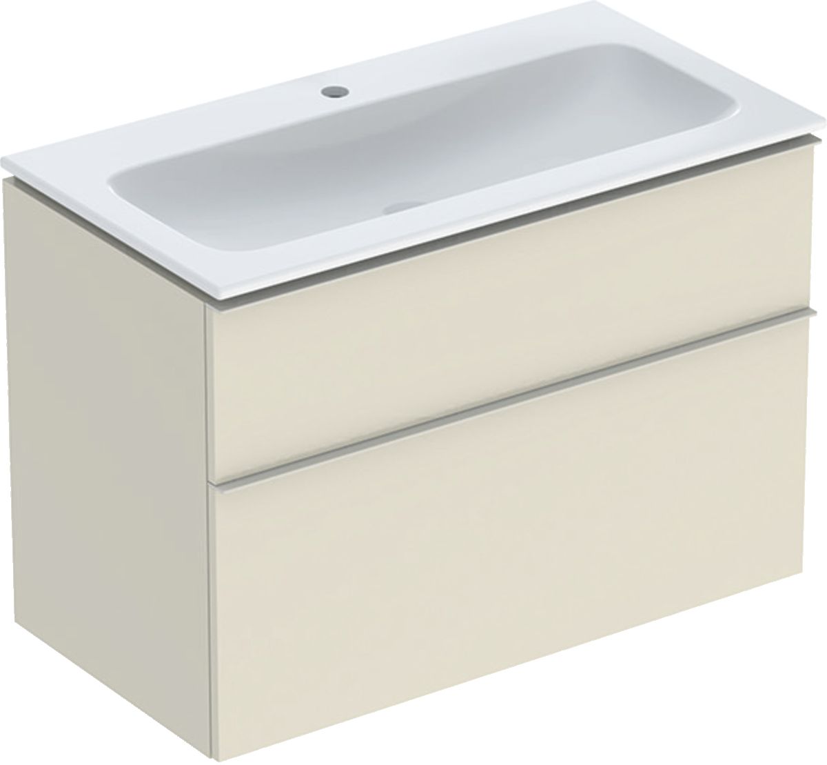 Geberit iCon lavoar cu dulap 90 cm gri 502.333.JL.1