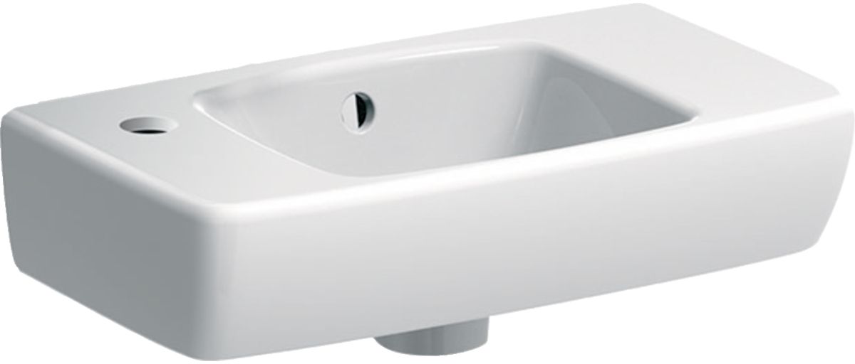 Geberit Selnova Compact lavoar 45x25 cm dreptunghiular clasică alb 500.319.01.5