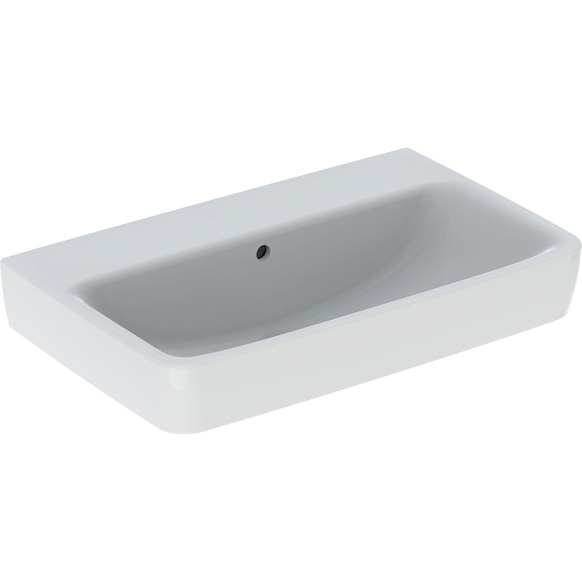Geberit Selnova Compact lavoar 65x40 cm dreptunghiular clasică-de blat alb 501.892.00.7