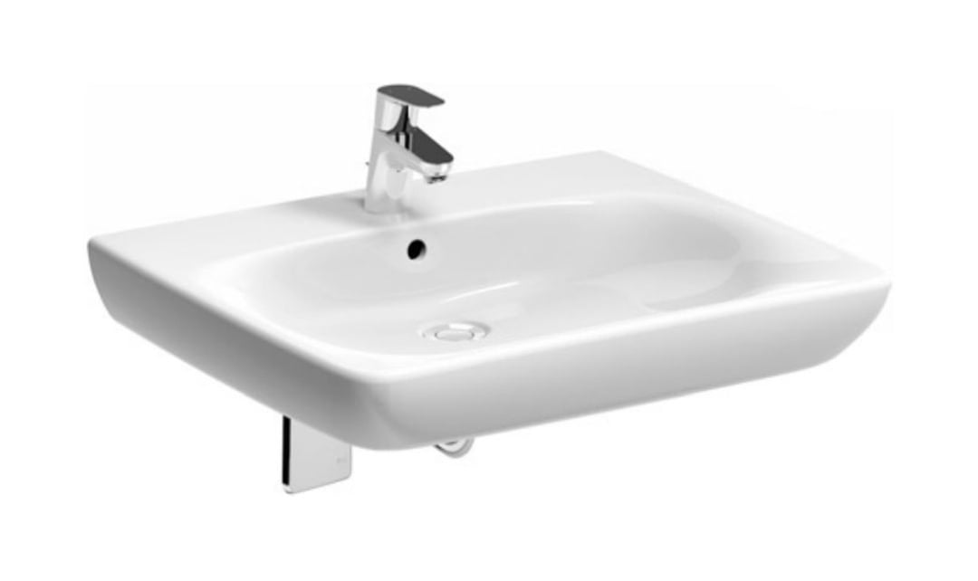 Geberit Selnova Comfort lavoar 65.5x55 cm dreptunghiular clasică pentru persoane cu dizabilități alb 501.463.00.7