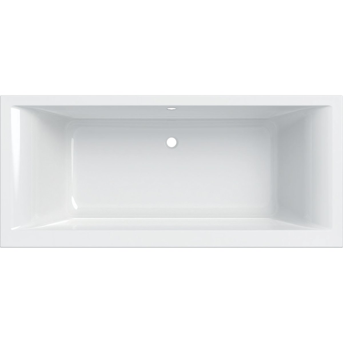 Geberit Selnova Square cada dreptunghiulară 180x80 cm alb 554.387.01.1