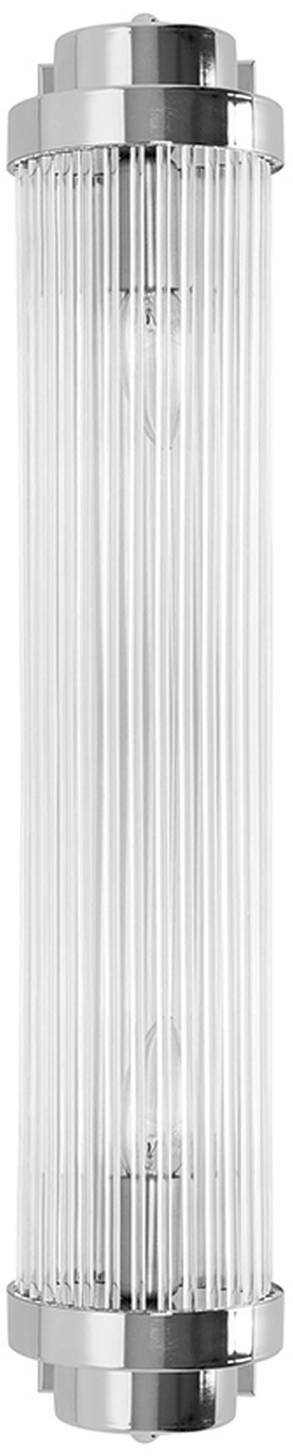 Moosee Column lampă de perete 2x40 W transparent-argint MSE010100362