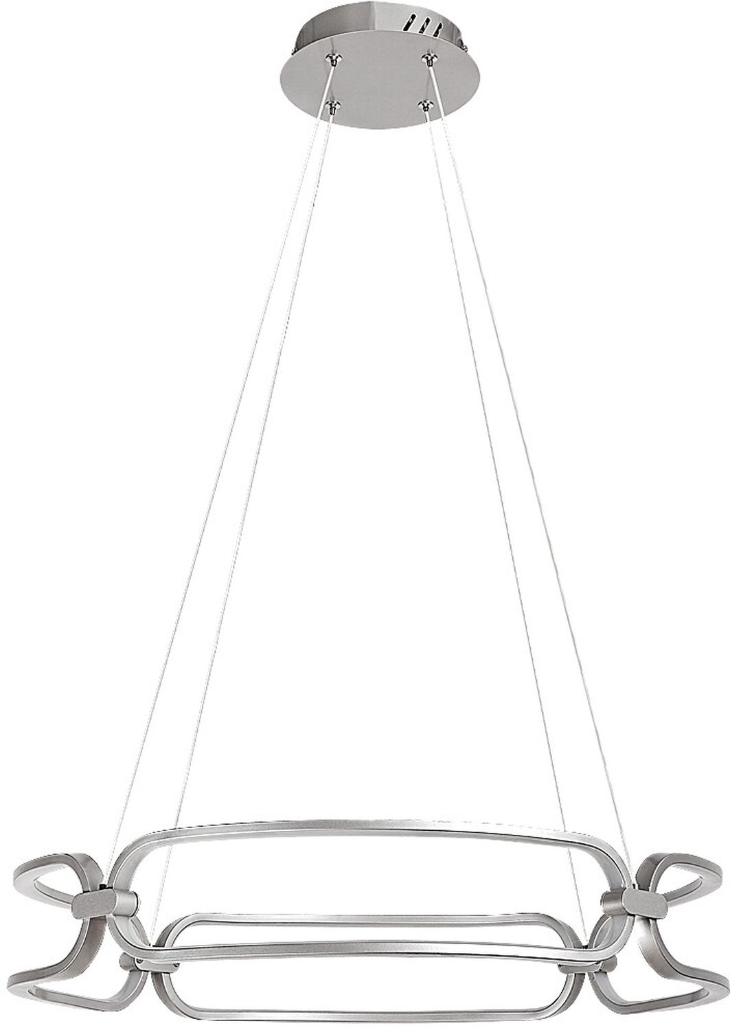 Rabalux Fringilla lampă suspendată 1x67 W alb-crom-satin 72010