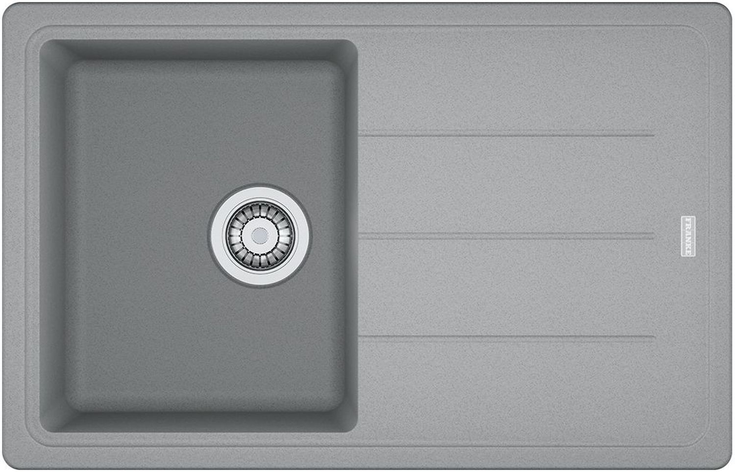 Franke Basis chiuvetă din granit 78x50 cm gri/grafit/onix 114.0676.295