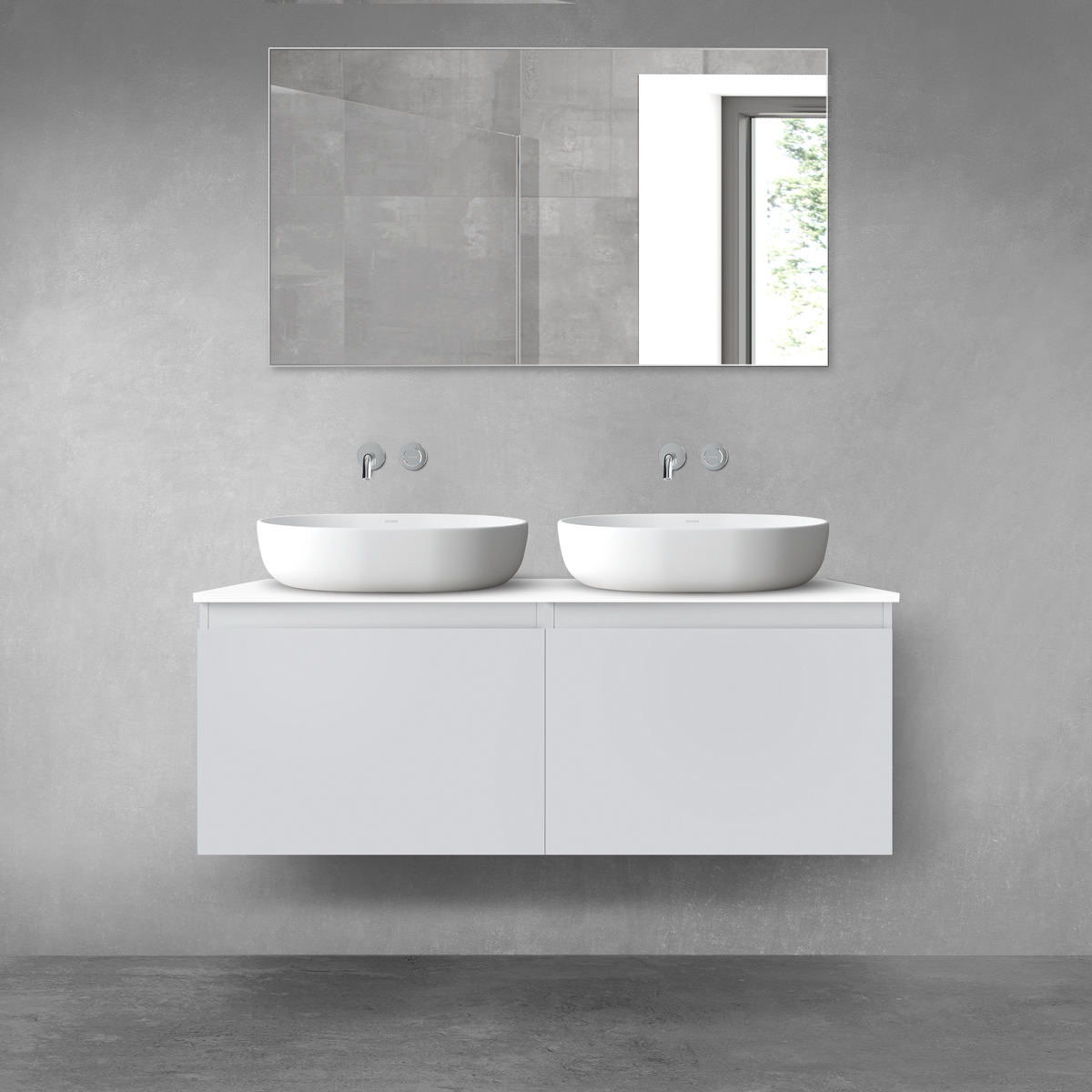 Set dulap Oltens Vernal 60013700, blat Oltens Vernal 63007000