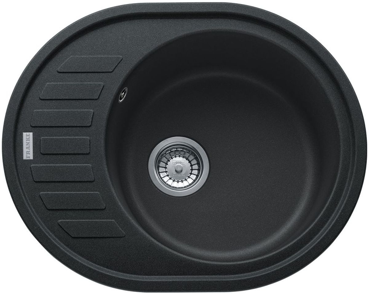 Franke Ronda chiuvetă din granit 62x50 cm gri/grafit/onix 114.0676.334