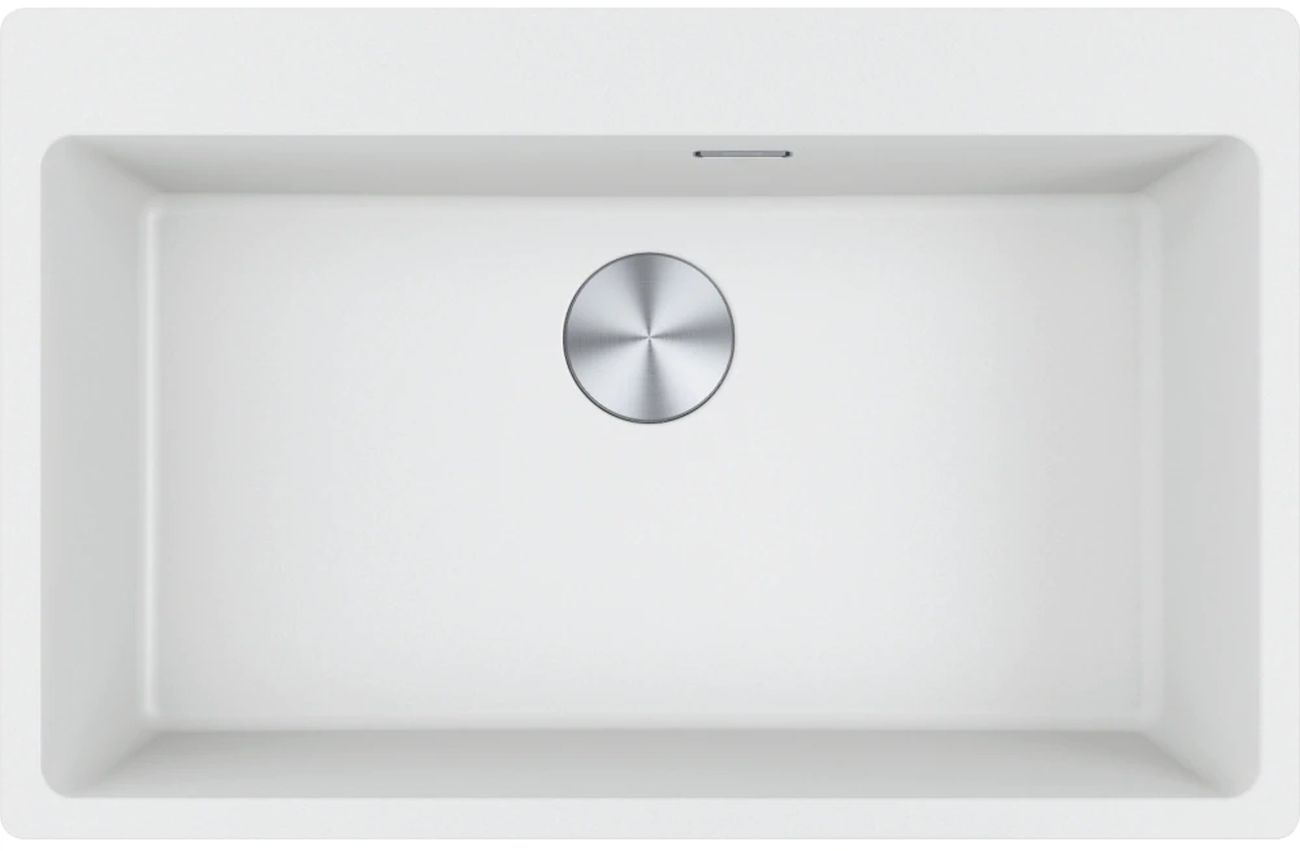 Franke Maris chiuvetă din granit 78x50 cm alb 114.0661.797