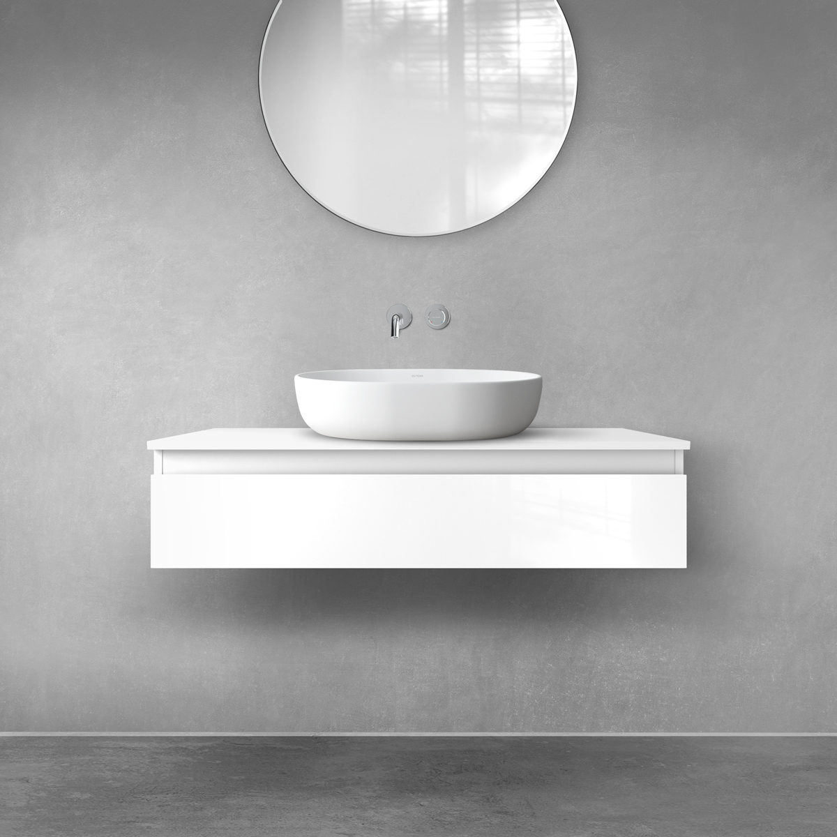 Set dulap Oltens Vernal 60011000, blat Oltens Vernal 63006000