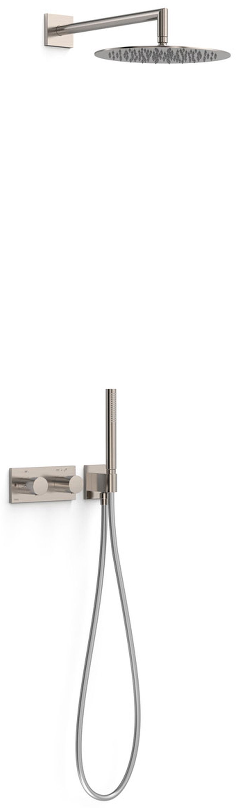 Tres B-System set de duș ascuns cu termostat cu duș de ploaie || 30735204AC