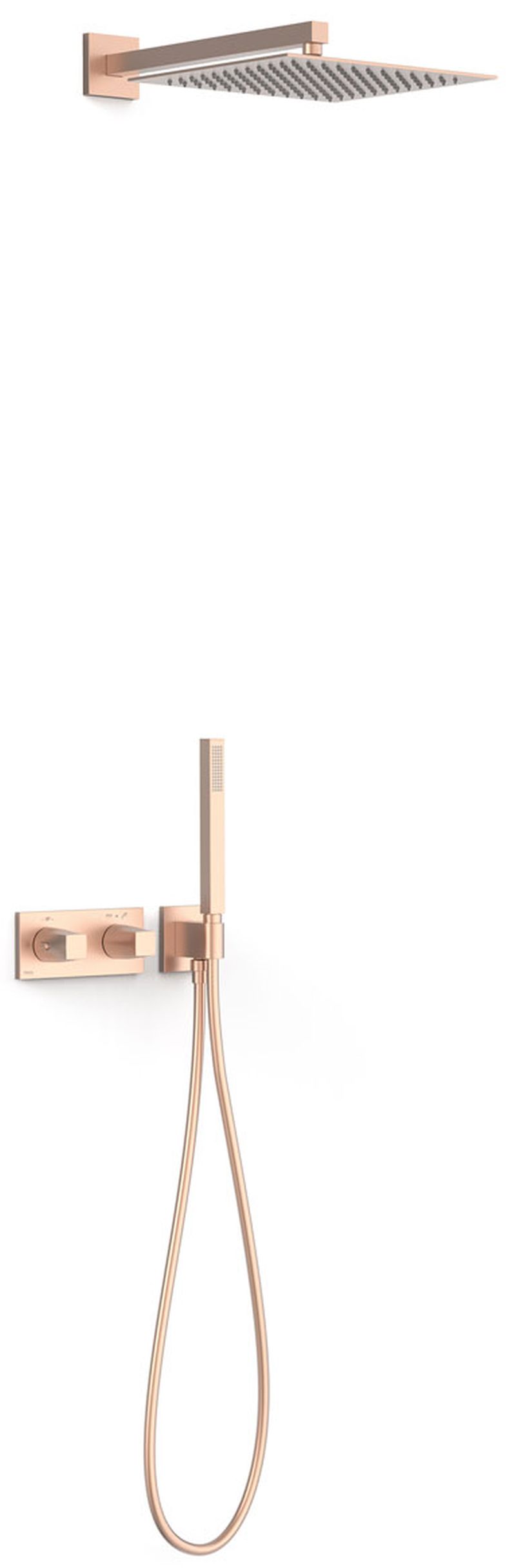 Tres B-System set de duș ascuns cu termostat cu duș de ploaie || 30725204OPM