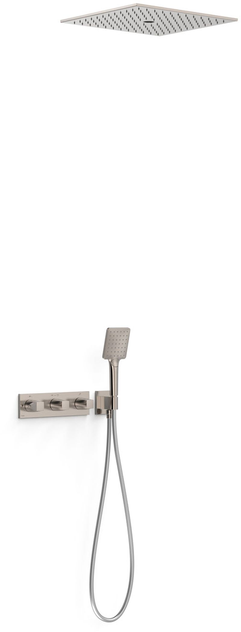 Tres B-System set de duș ascuns cu termostat cu duș de ploaie || 30725306AC