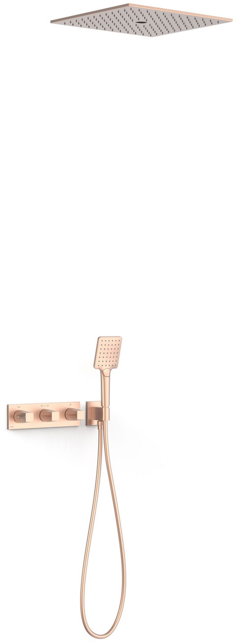 Tres B-System set de duș ascuns cu termostat cu duș de ploaie || 30725306OPM