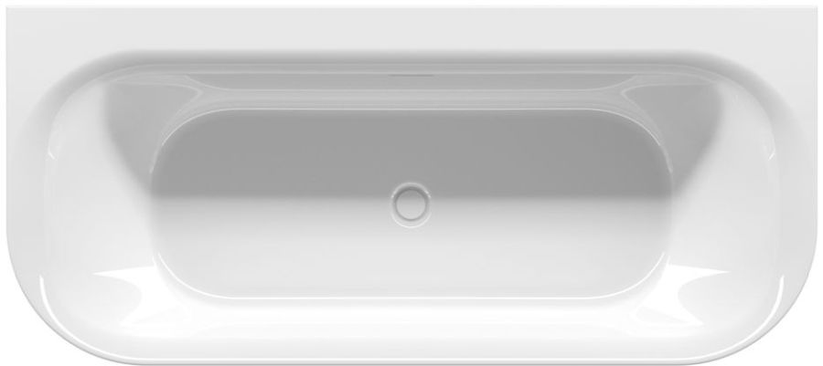 Riho Devotion Back2Wall cadă freestanding 180x80 cm ovală alb B096003005