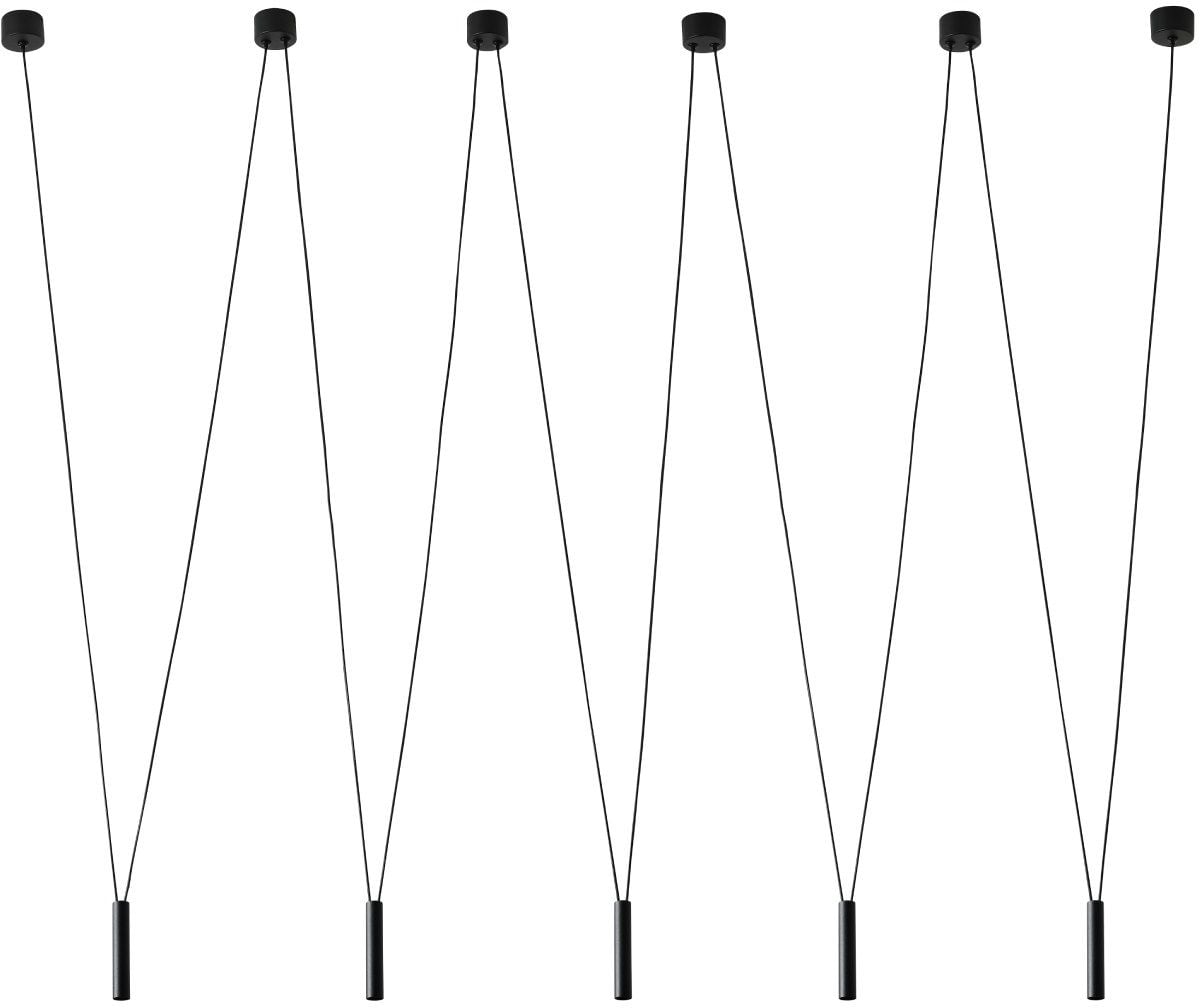 Open Design Viva lampă suspendată 5x3.5 W negru OR84337