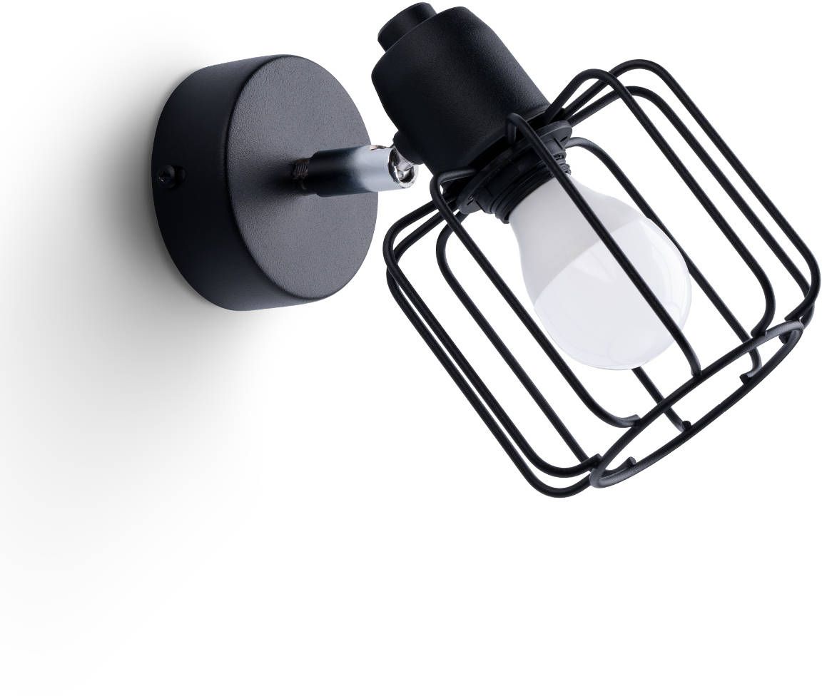 Sollux Lighting Beluci lampă de perete 1x40 W negru SL.1114
