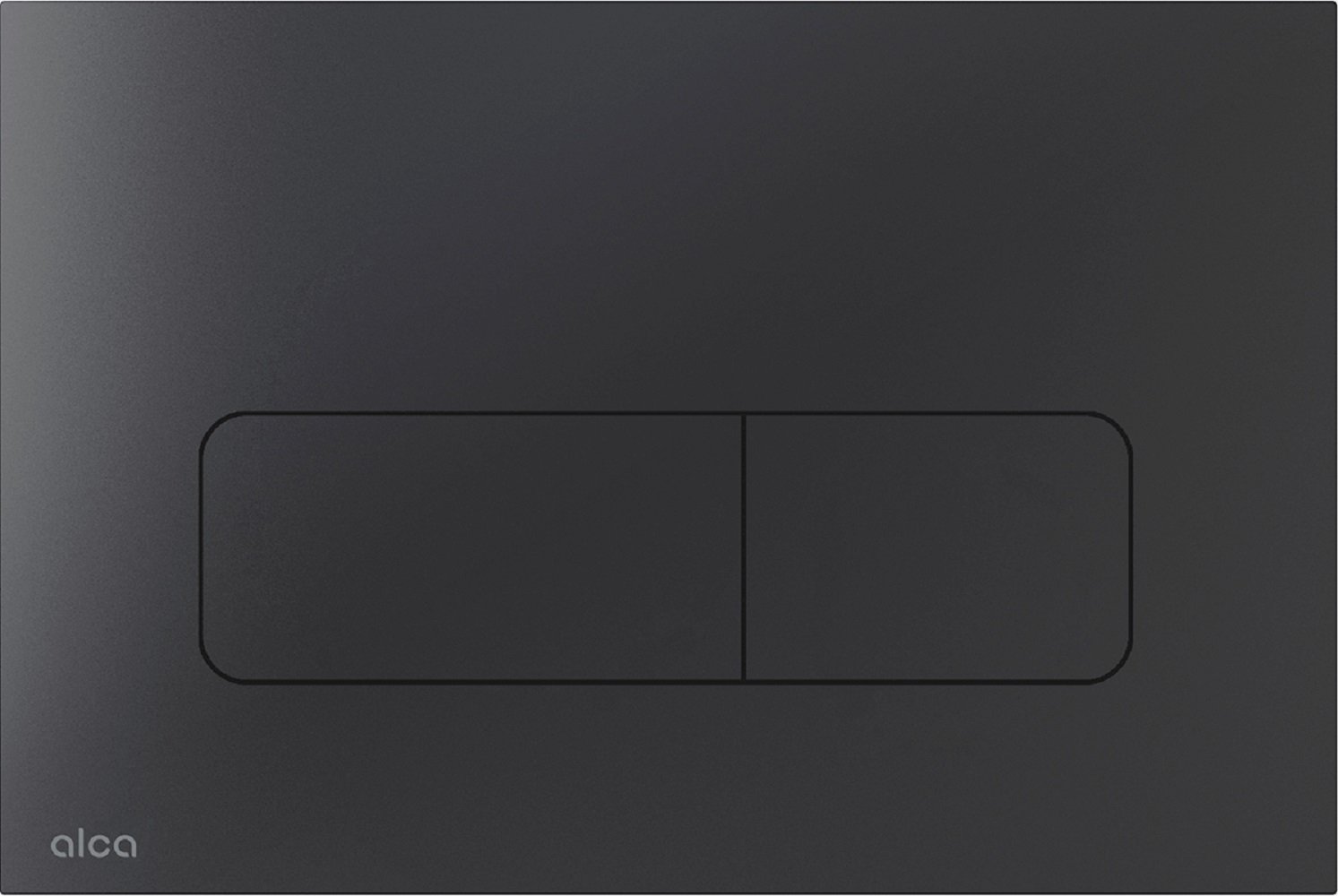 Alca Flat buton de spălare pentru WC negru MOON-BLACK