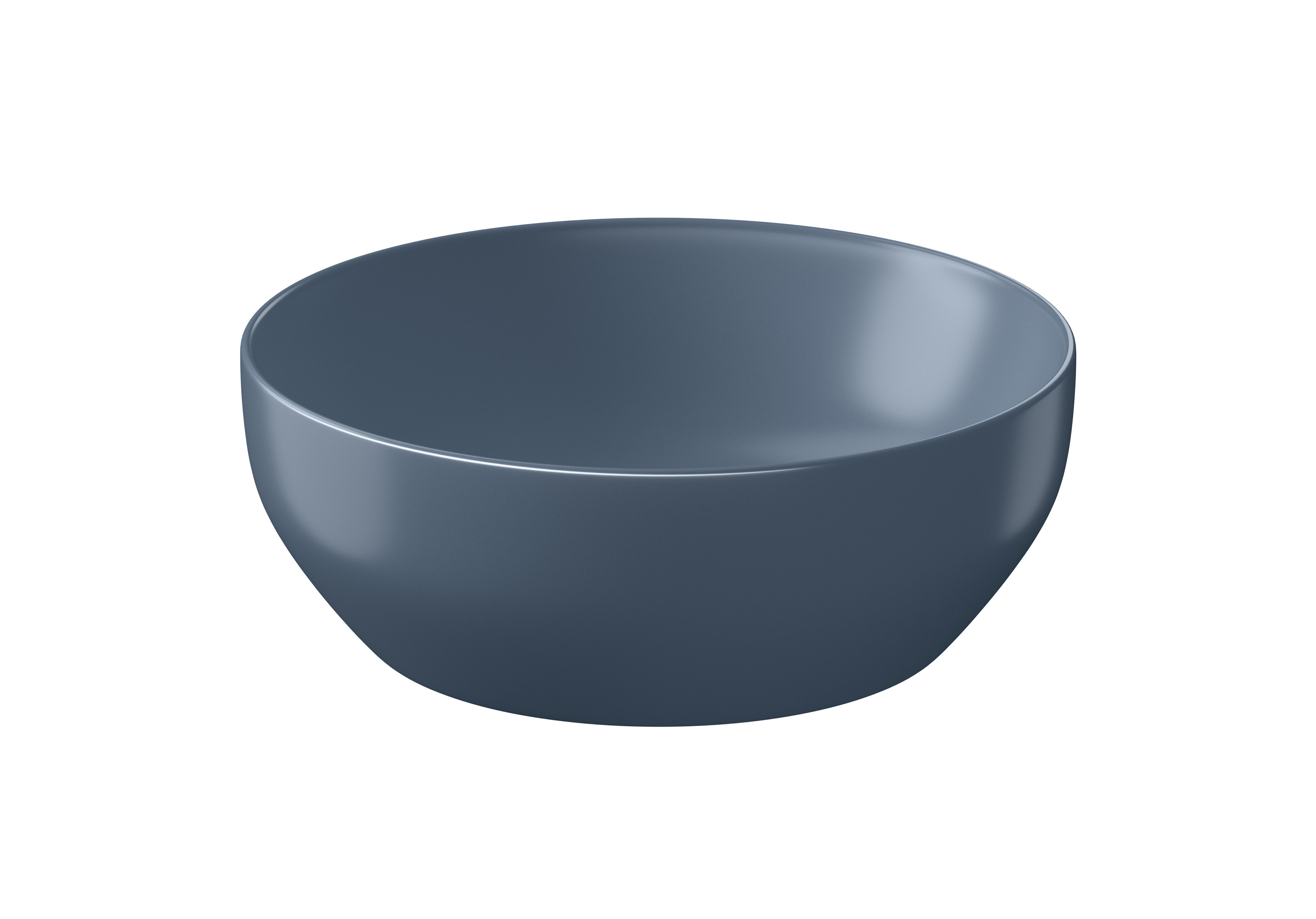 Cersanit Larga lavoar 40x40 cm rotund de blat albastru K677-050