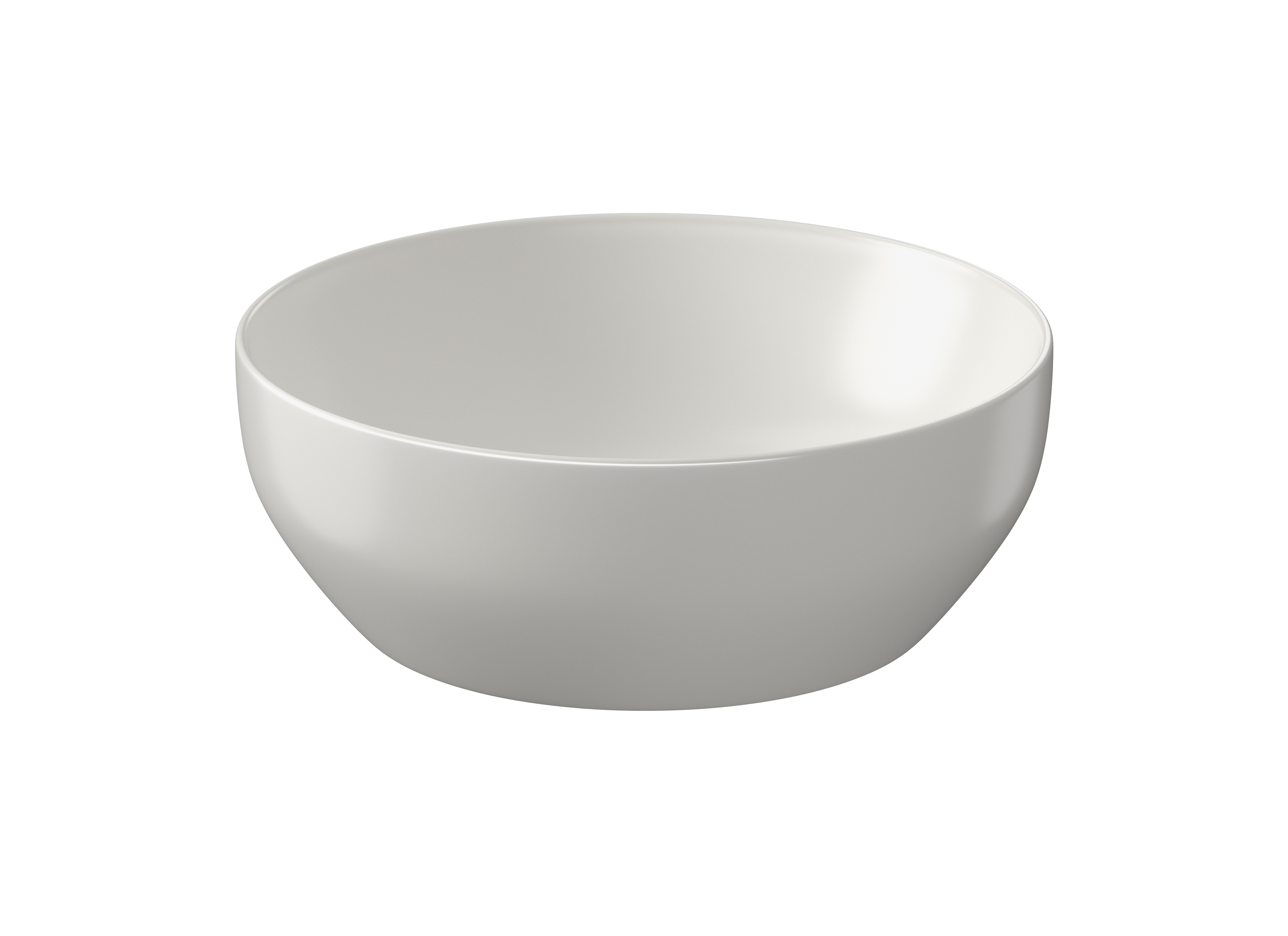 Cersanit Larga lavoar 40x40 cm rotund de blat gri/piatră K677-044