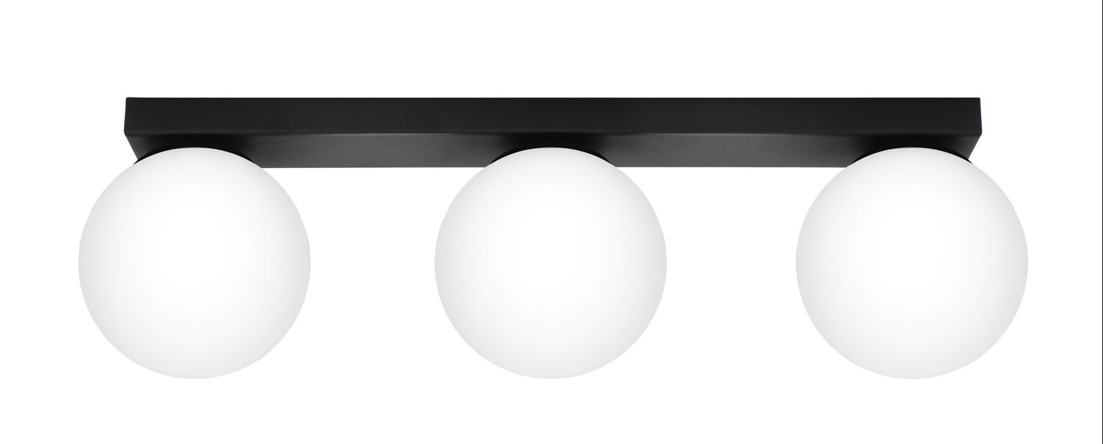 Sollux Lighting Yoli lampă de tavan 3x12 W negru SL.1153