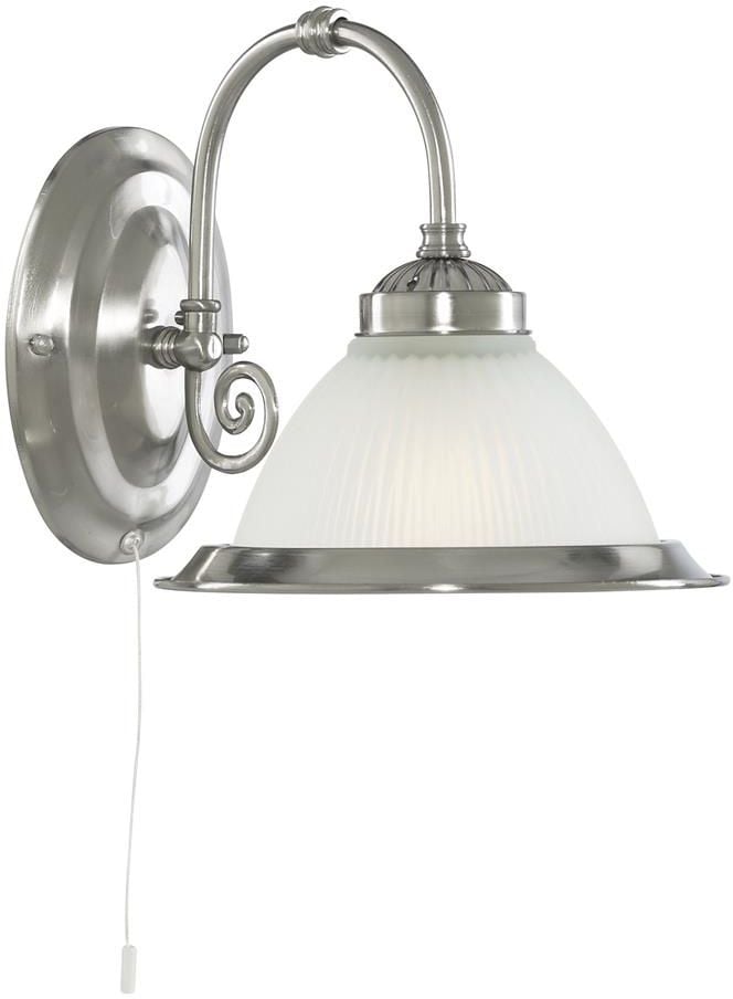 Searchlight American Diner lampă de perete 1x60 W alb-argint 1041-1