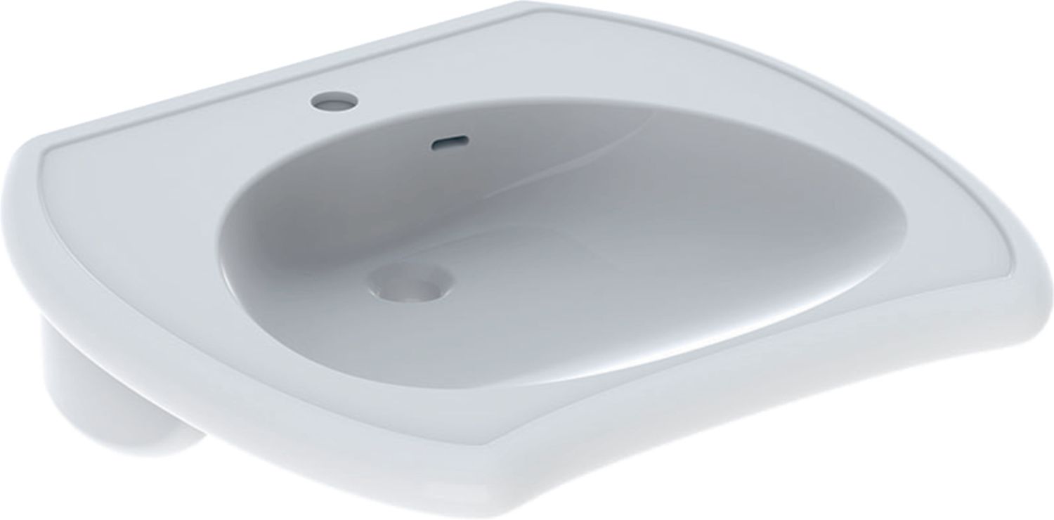 Geberit Vitalis lavoar 65x60 cm clasică pentru persoane cu dizabilități alb luciu 121766000