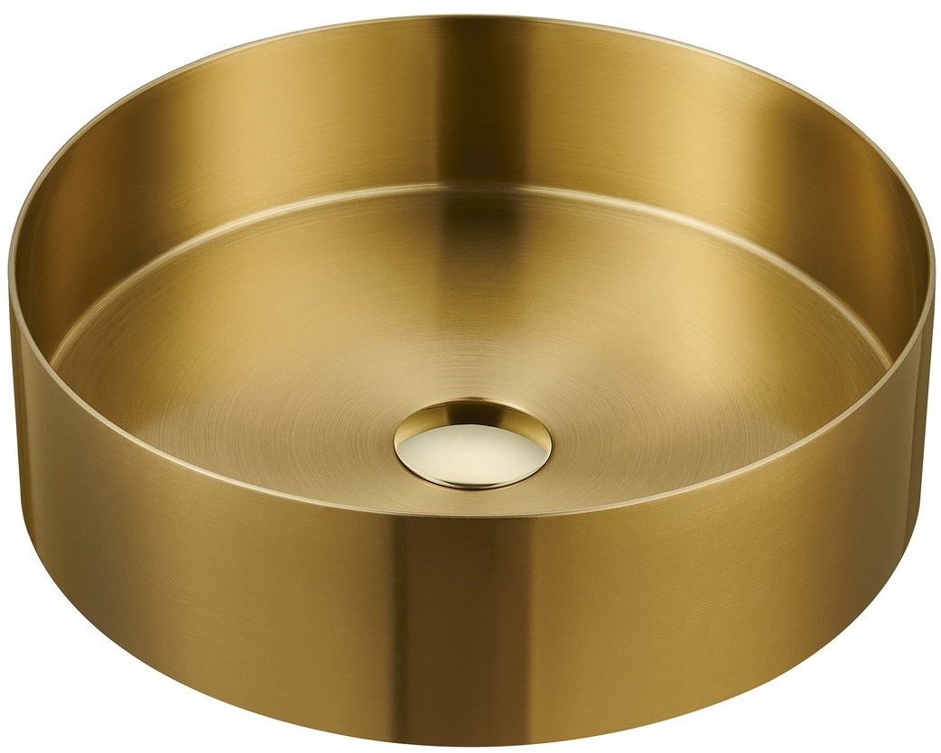 Sapho lavoar 38x38 cm rotund de blat auriu AU201