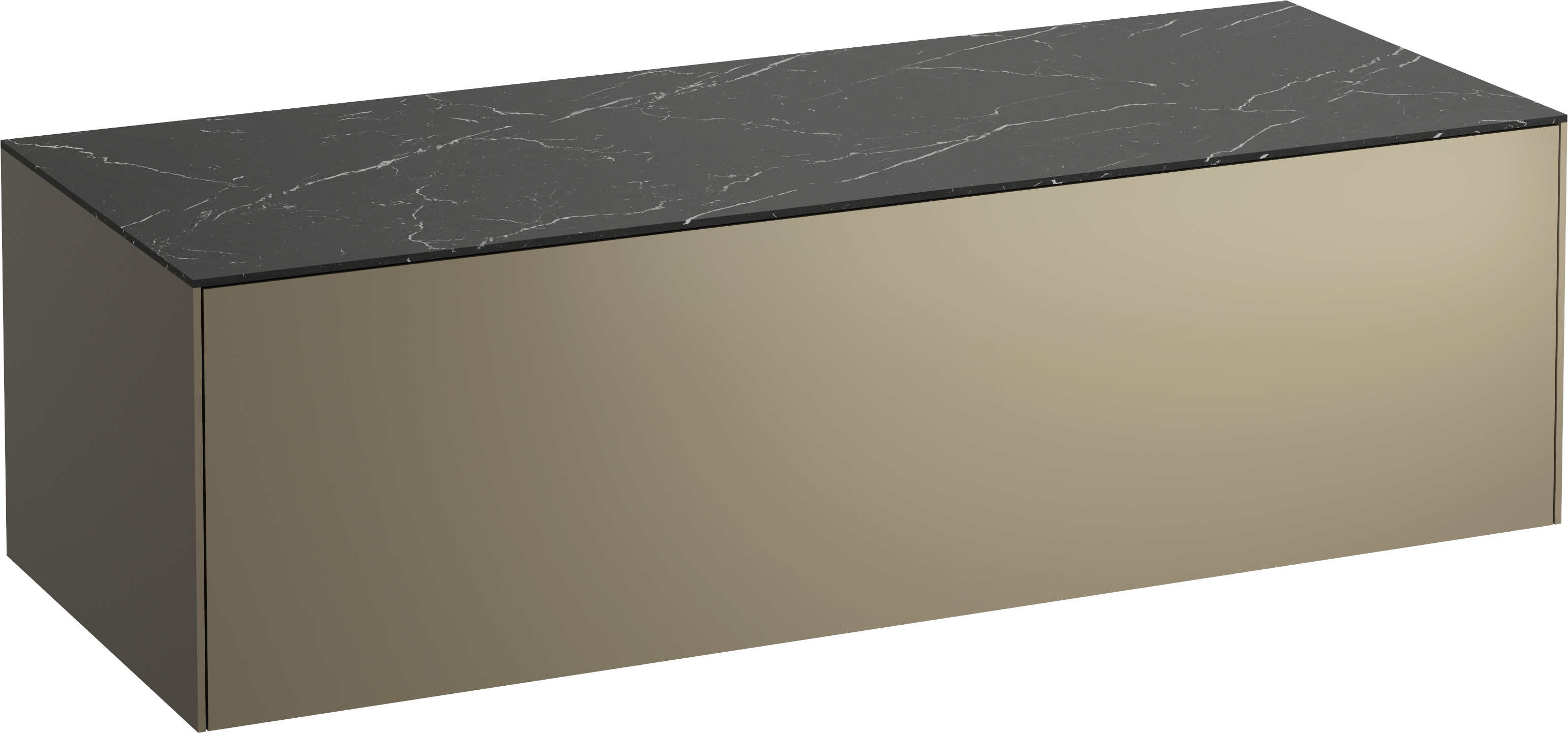 Laufen Sonar dulap cu blat 117.5x45.5x34 cm sub chiuveta pe perete negru-grafit-gri H4054200341421