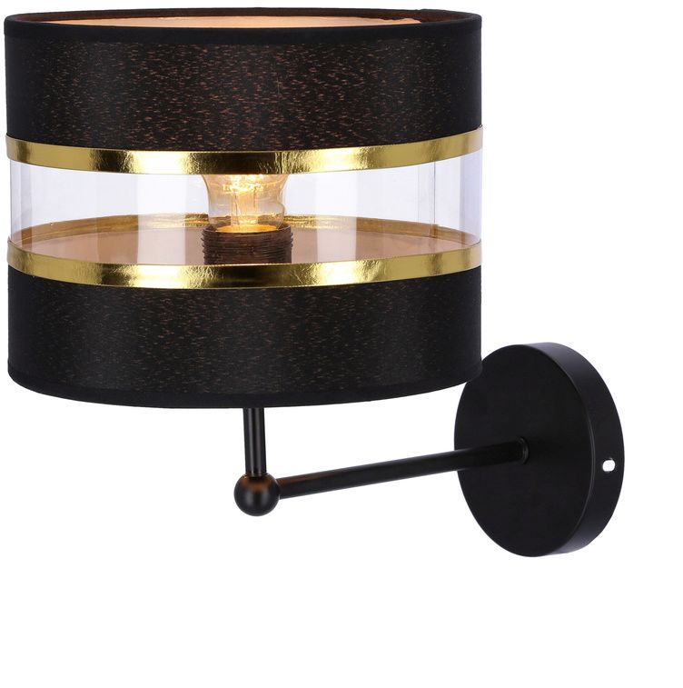 Candellux Andy lampă de perete 1x40 W negru-auriu 21-06134