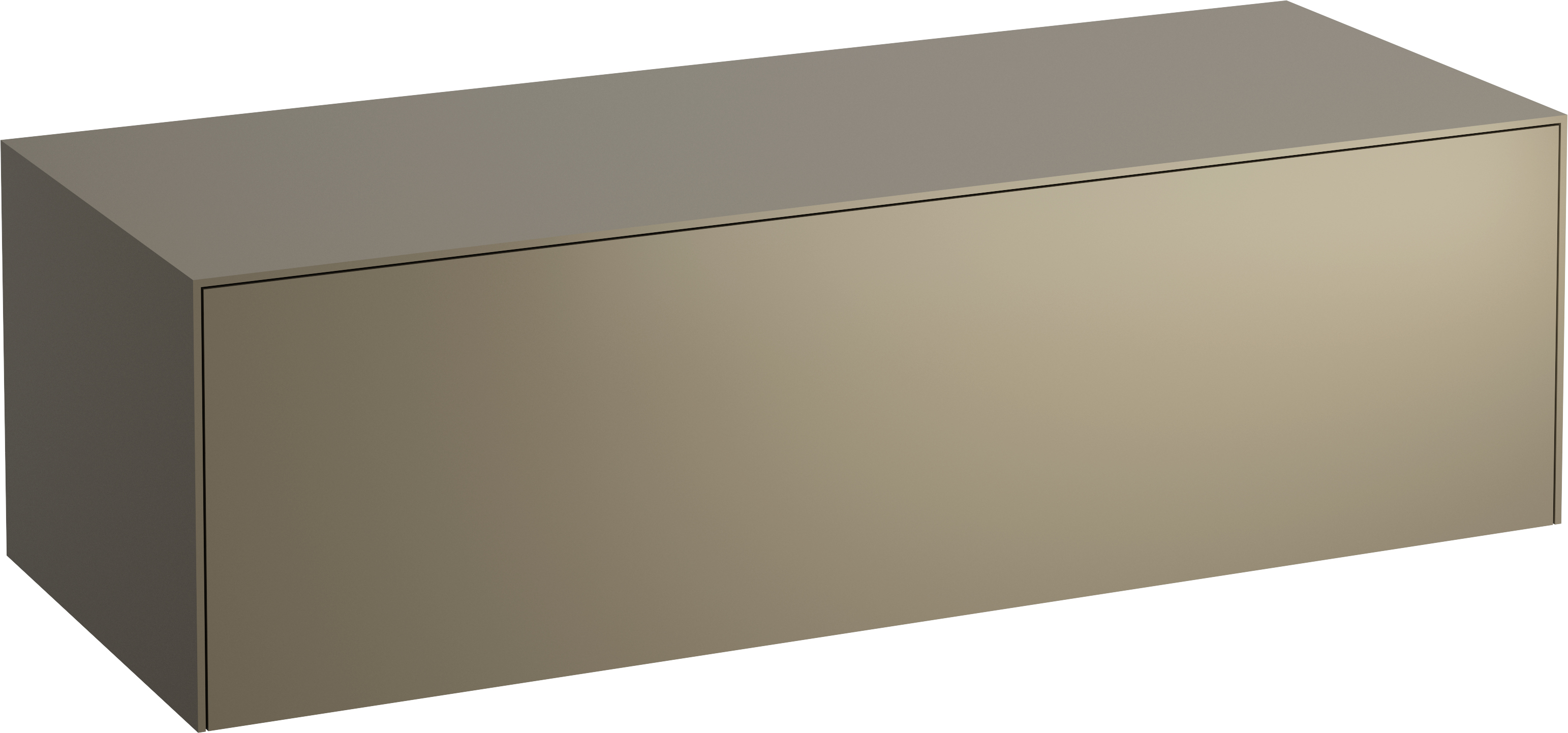 Laufen Sonar dulap cu blat 117.5x45.5x34 cm sub chiuveta pe perete caștan-cupru H4054200340421