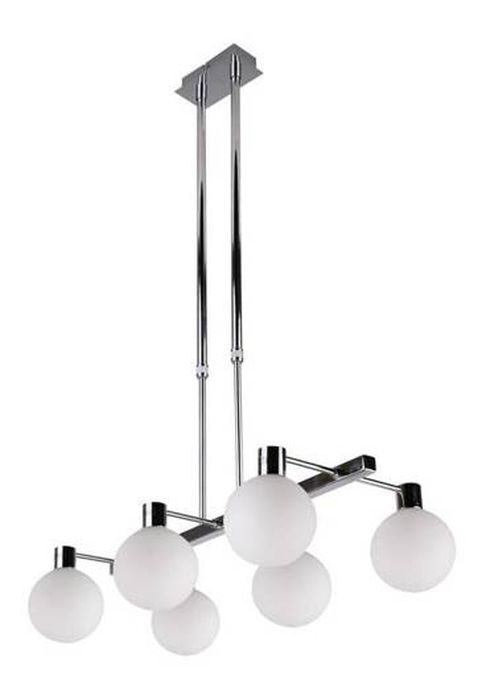 Candellux Maldus lampă de tavan 6x40 W alb-crom 36-01481