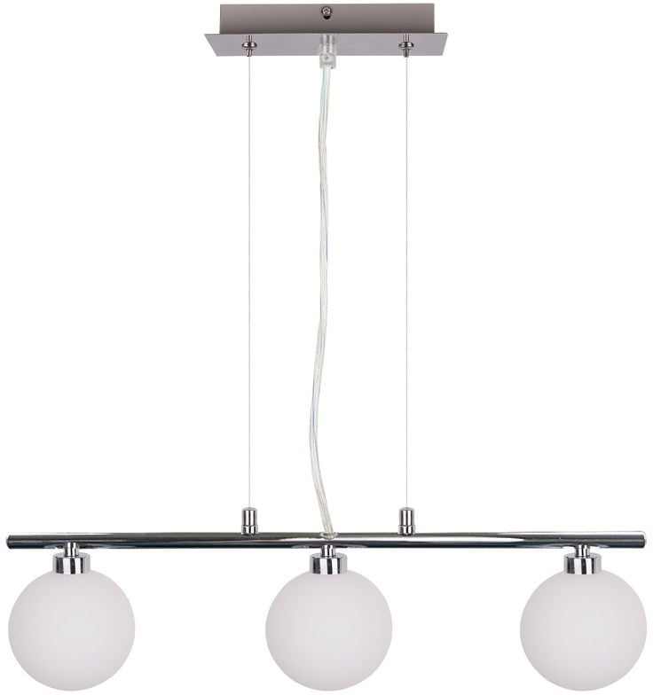 Candellux Raisa lampă suspendată 3x40 W alb-crom 33-01382