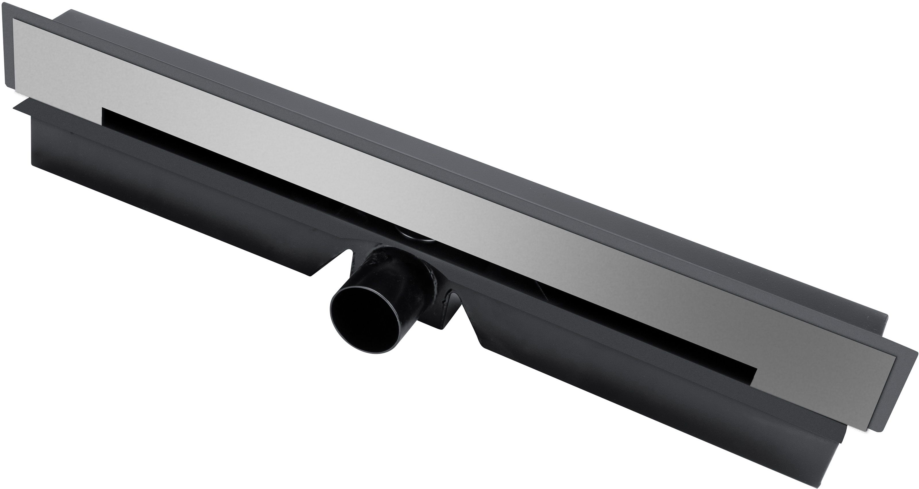 FDesign Kleome rigolă liniară 60 cm negru-oţel FD74046001