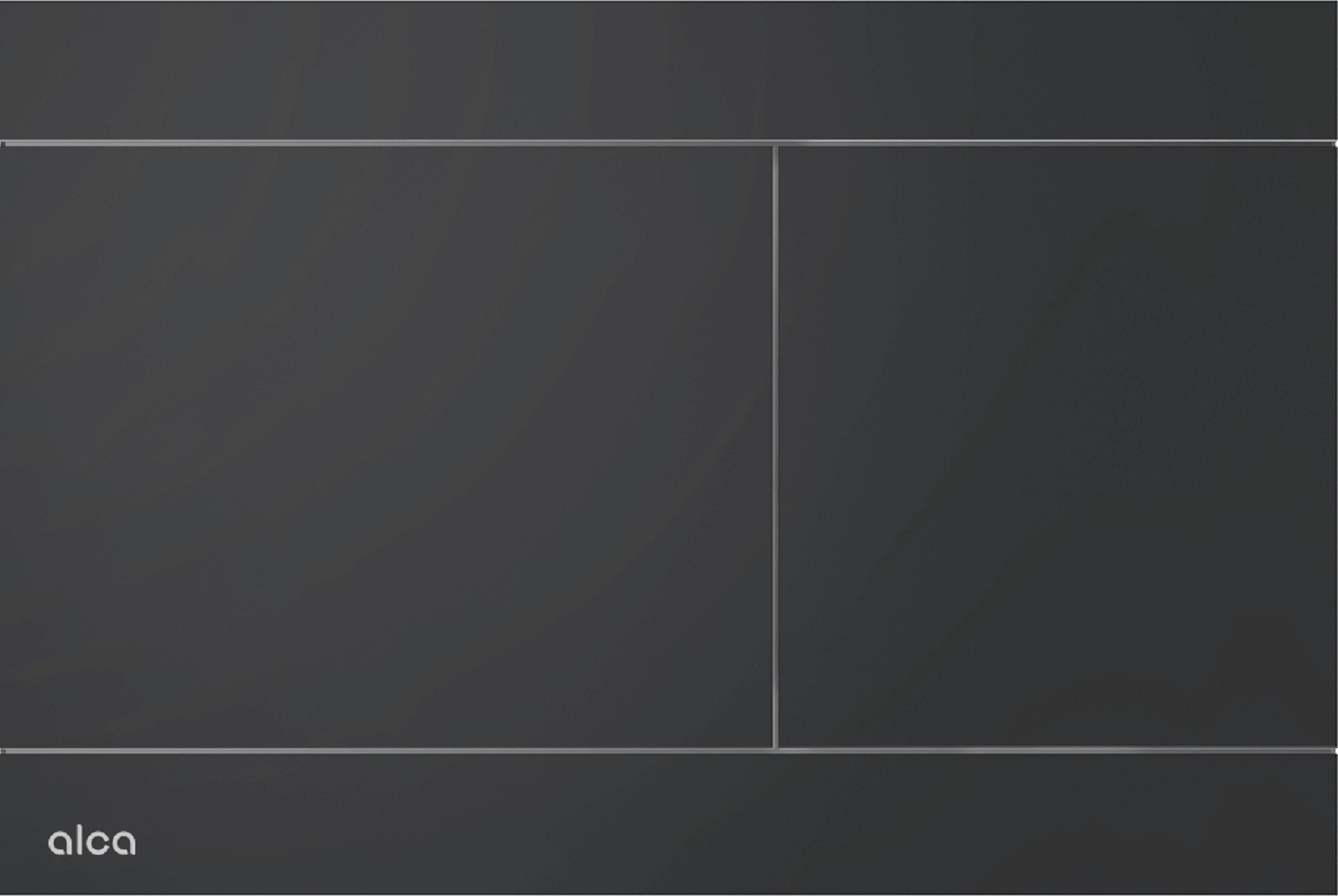 Alca Flat buton de spălare pentru WC negru FUN-BLACK