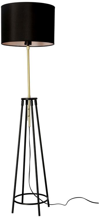 Candellux Tegola lampă de podea 1x60 W negru-auriu 51-00071