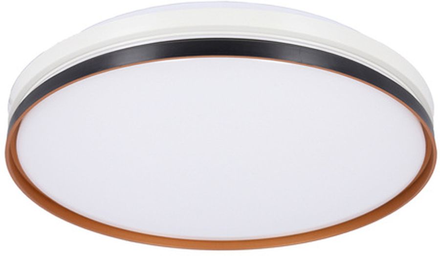 Candellux Montana plafon 1x24 W alb-negru-auriu 14-11329