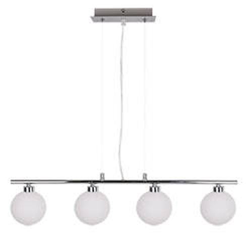 Candellux Raisa lampă suspendată 4x40 W alb-crom 34-01399