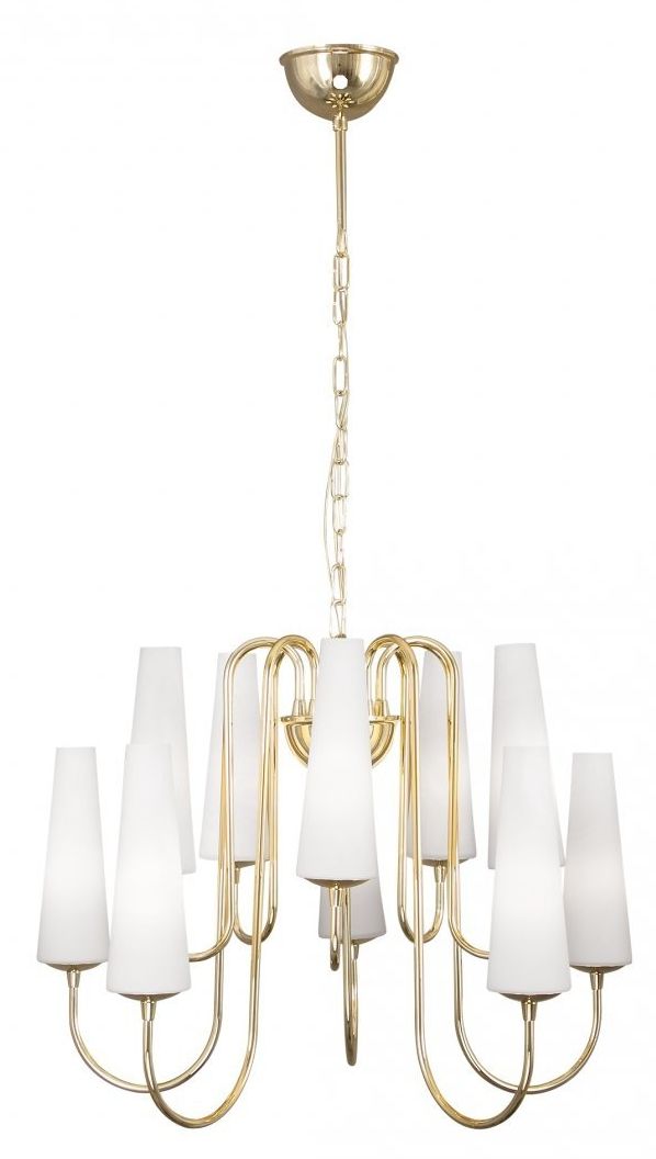 Zuma Line Magnum lampă suspendată x40 W alb-auriu 1129