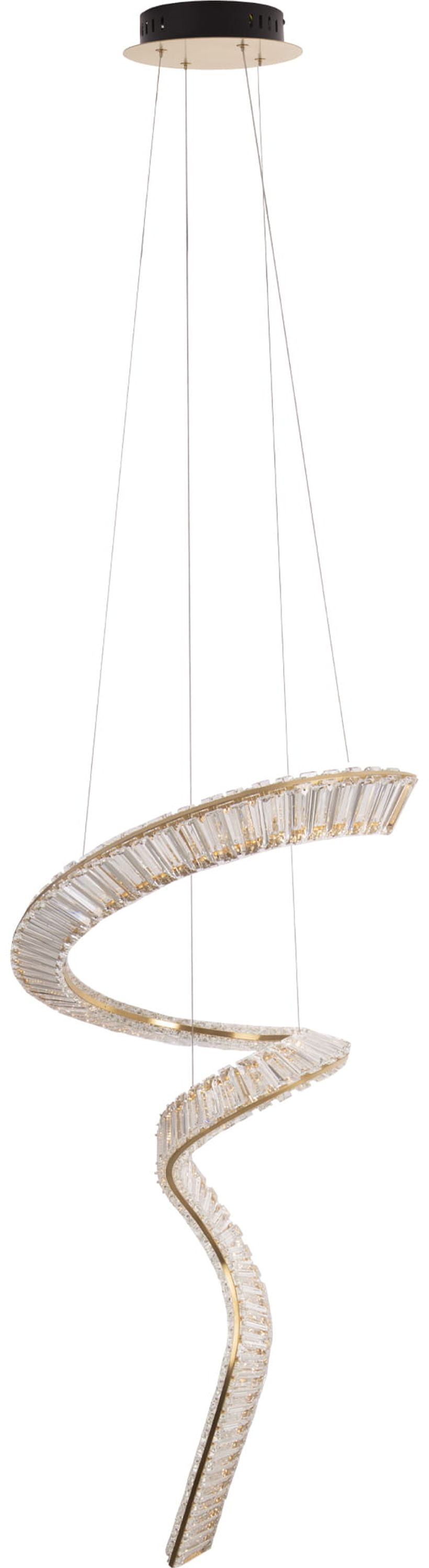 MaxLight Charme lampă suspendată 1x60 W auriu-cristal P0477