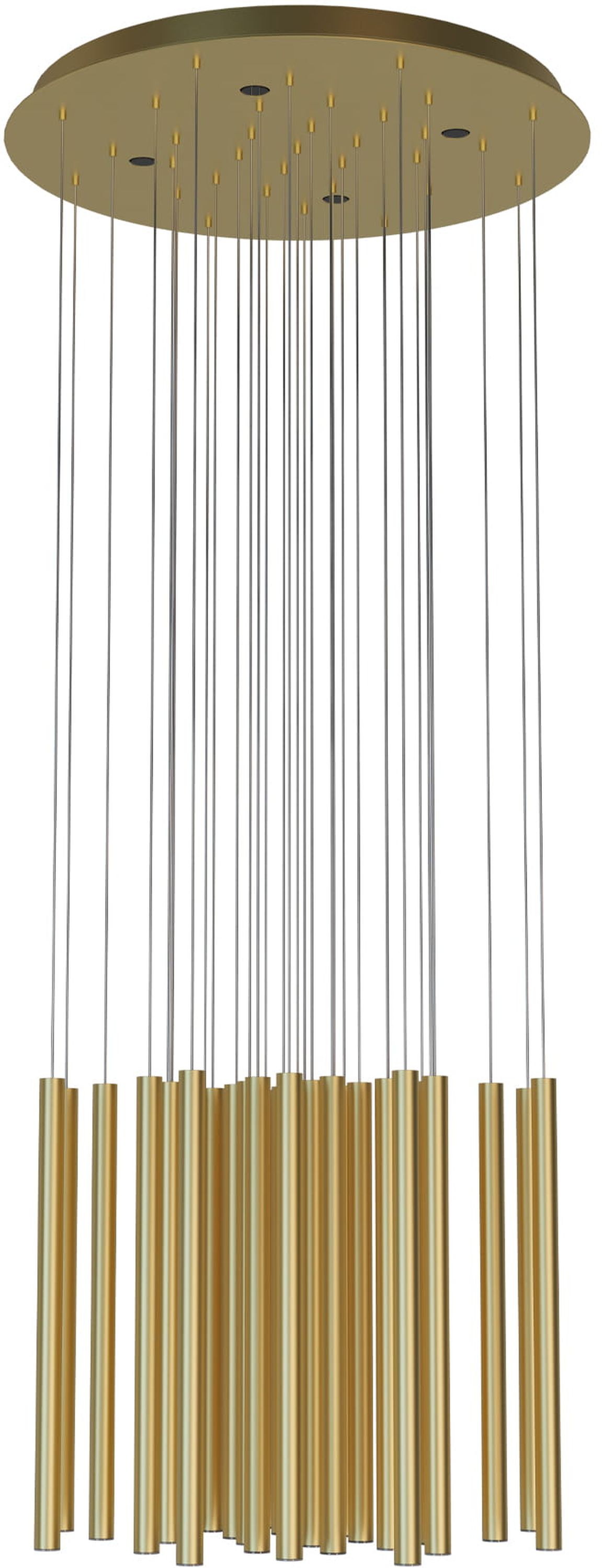 MaxLight Organic lampă suspendată mai mult de 6x3 W auriu P0476D