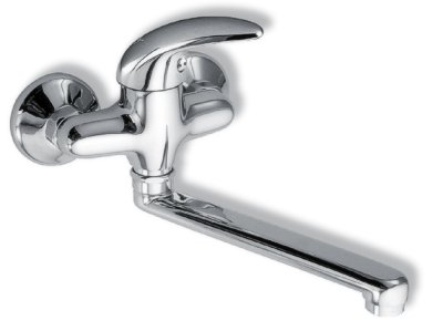Novaservis Metalia 55 baterie lavoar perete crom 550770