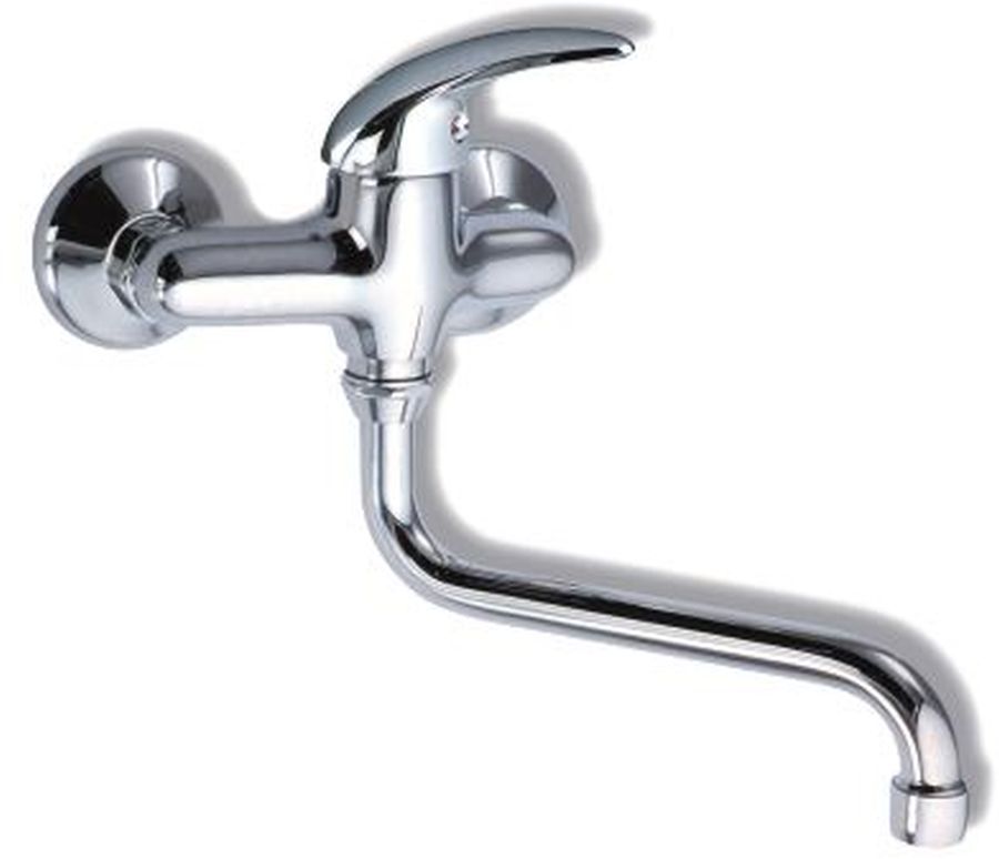 Novaservis Metalia 55 baterie bucătărie perete crom 55070/T,0