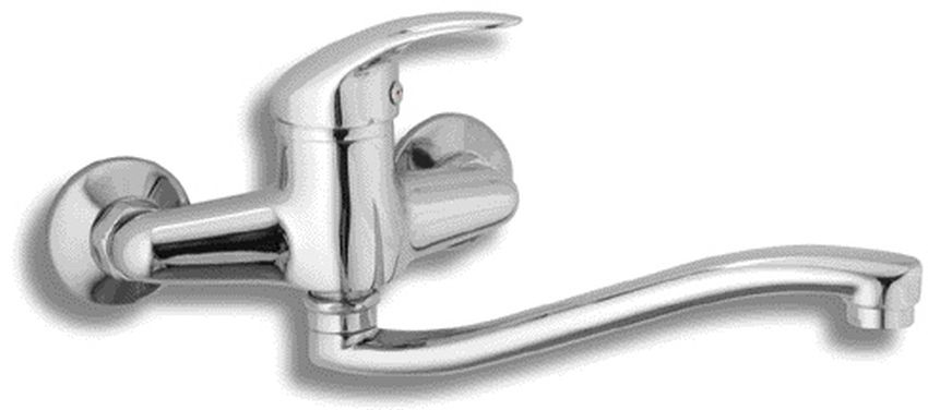 Novaservis Titania Lux baterie lavoar perete crom 91070,0